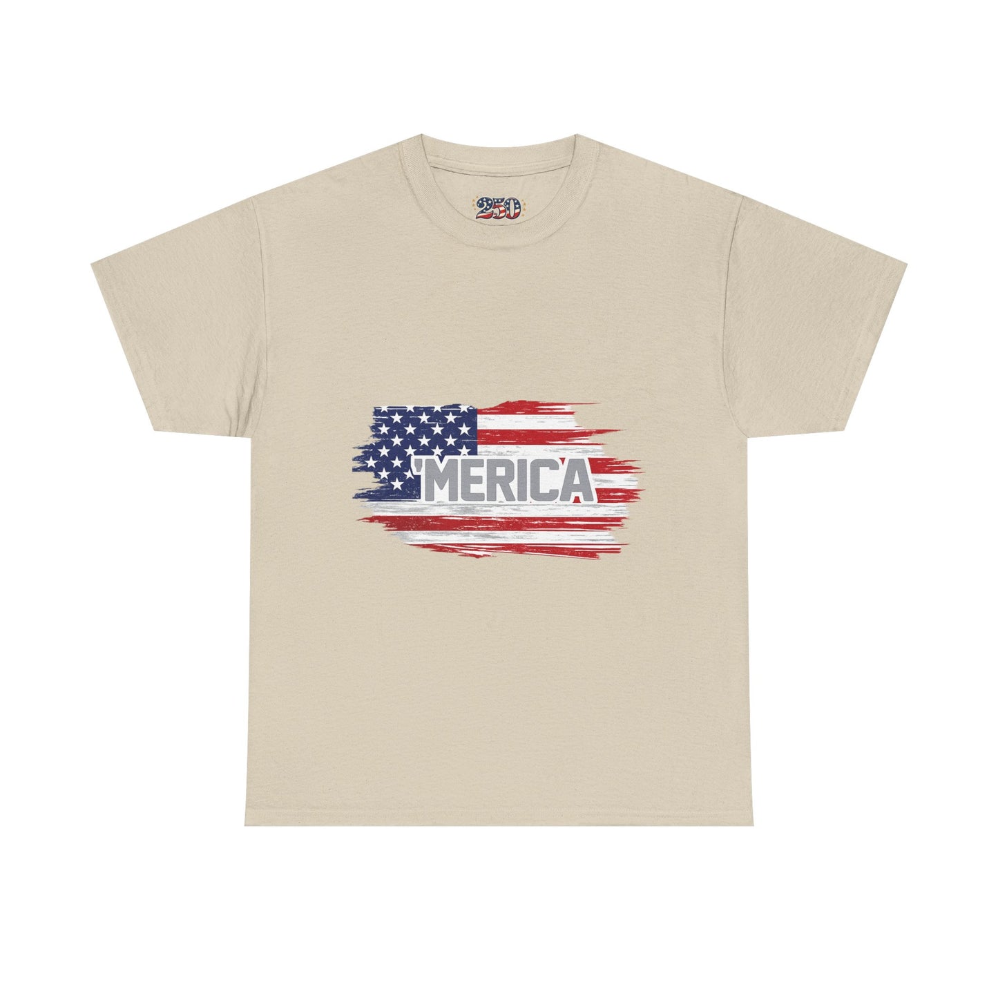 ‘Merica - Distressed America Flag T-Shirt — Vintage Patriotic USA Tee