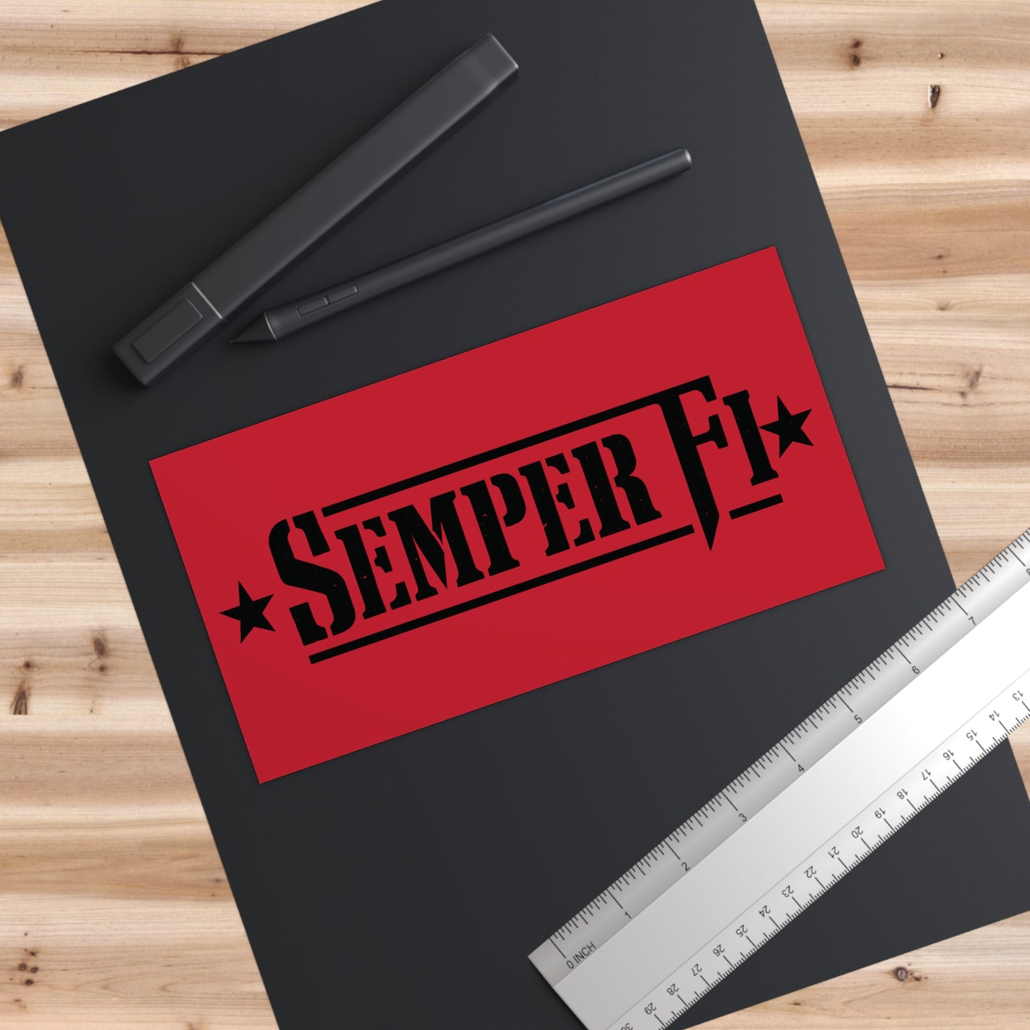 Semper Fi Bumper Sticker — Military Marine Corps Vinyl Decal