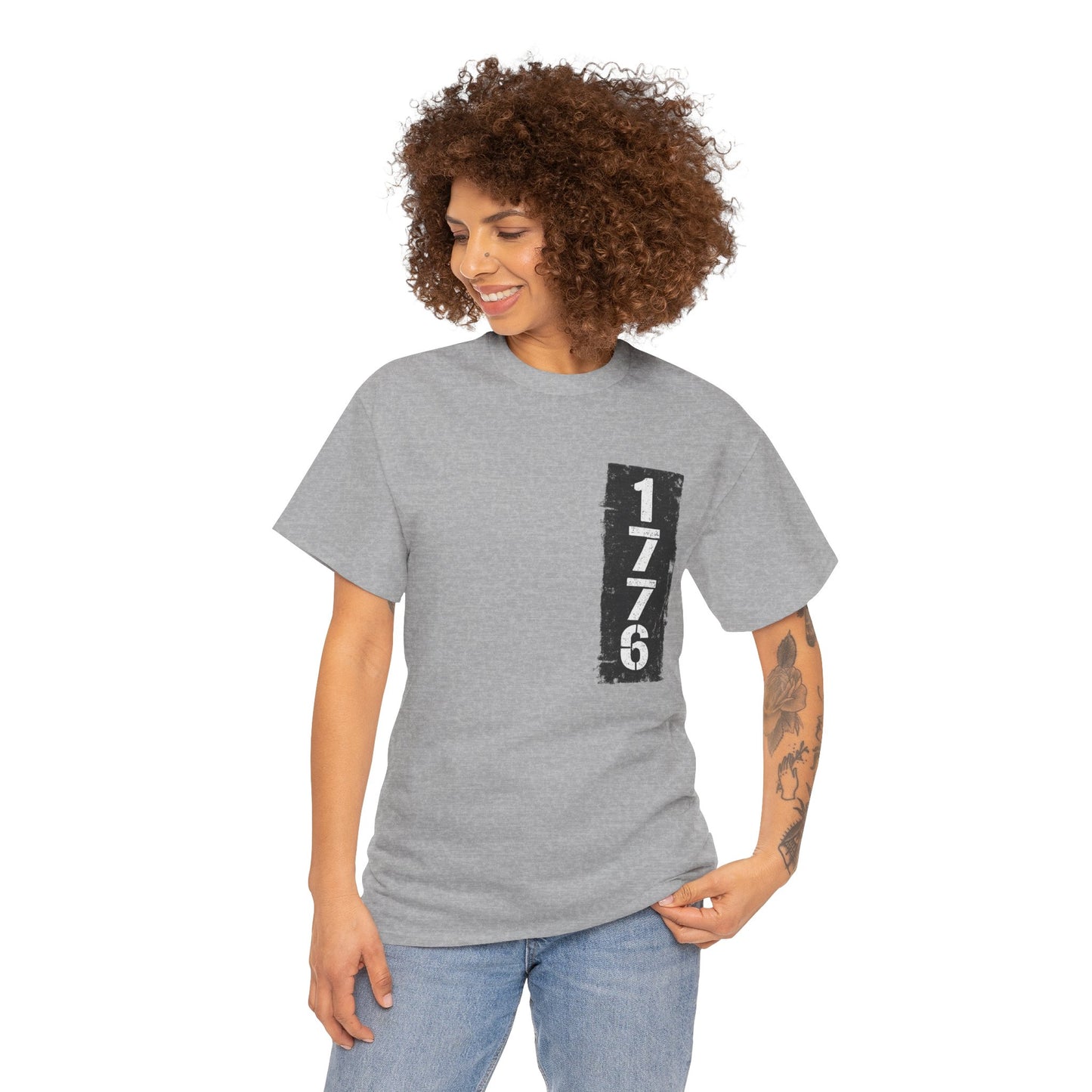 1776 Patriotic T-Shirt — Minimal USA Est. 1776 Freedom Tee