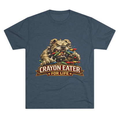 Devil Dog Crayon Eater for Life Military Tee