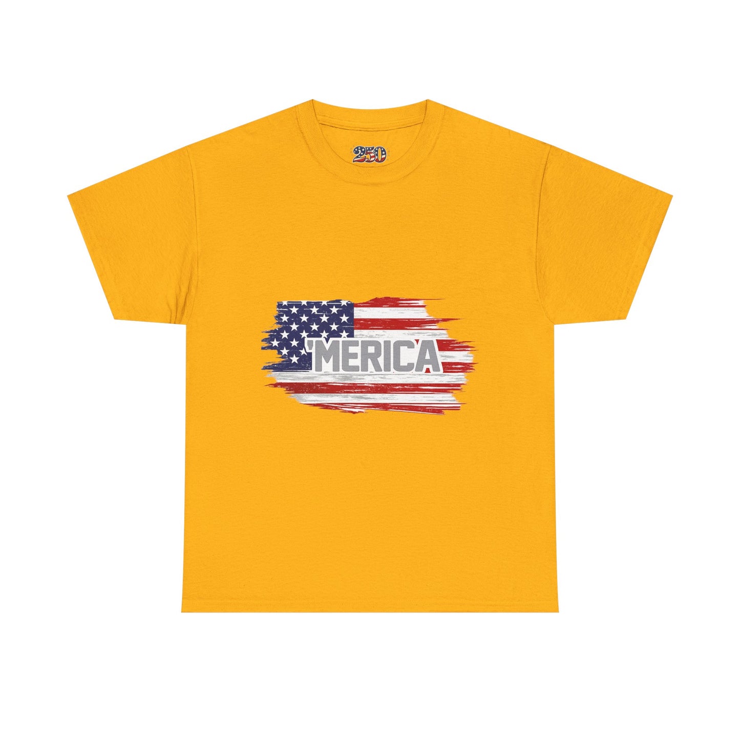 ‘Merica - Distressed America Flag T-Shirt — Vintage Patriotic USA Tee