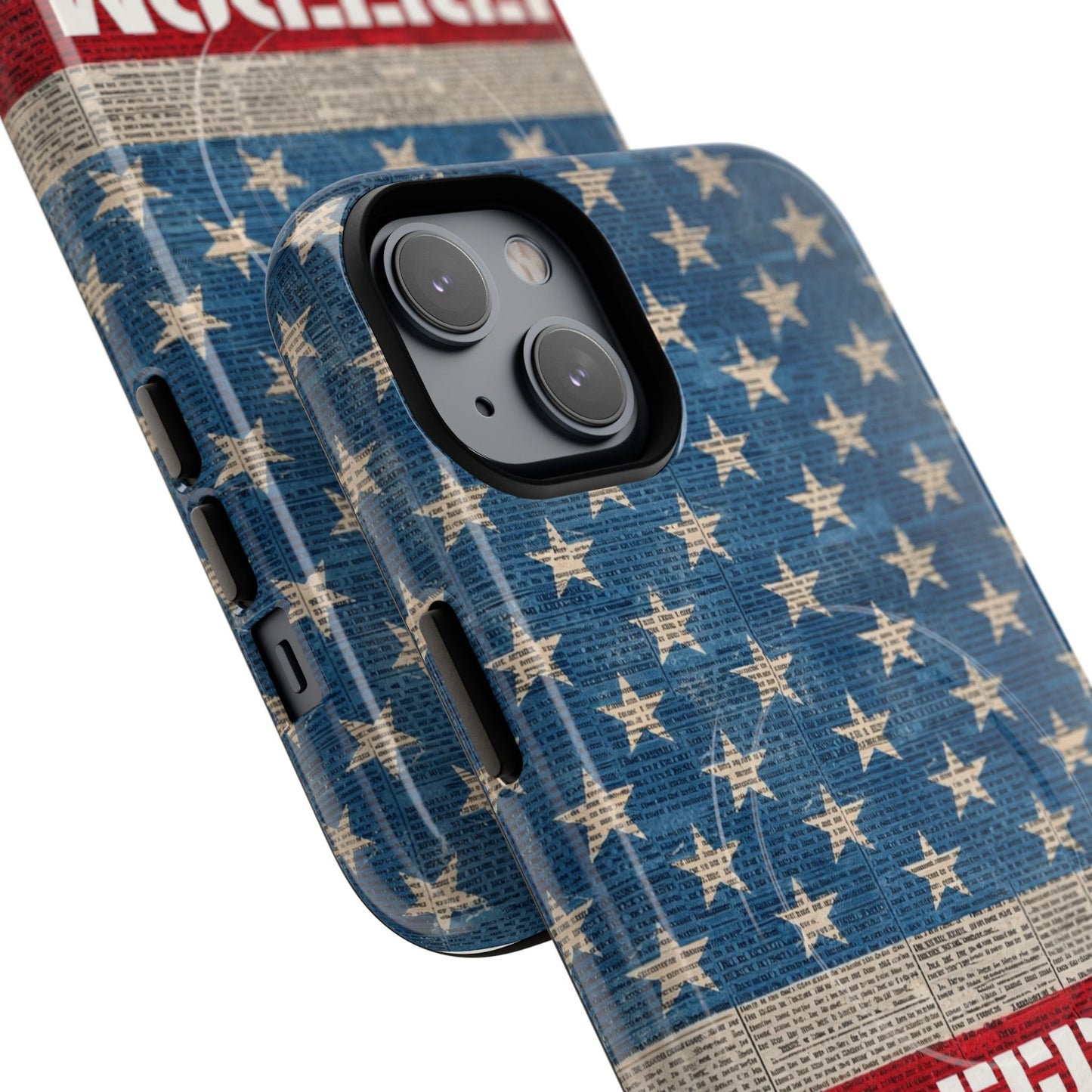 Freedom American Flag iPhone Case — Tough Magnetic Protective Case