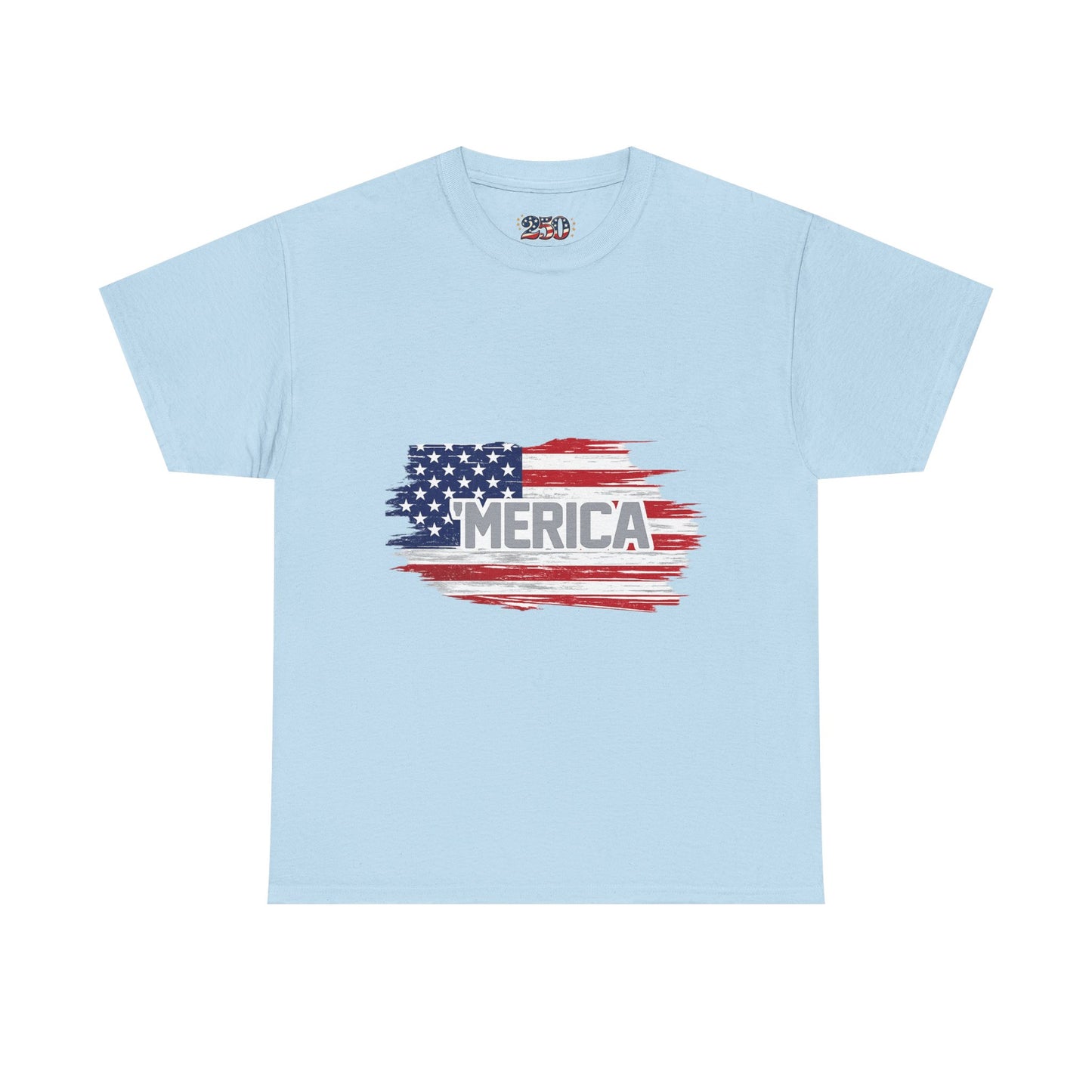 ‘Merica - Distressed America Flag T-Shirt — Vintage Patriotic USA Tee