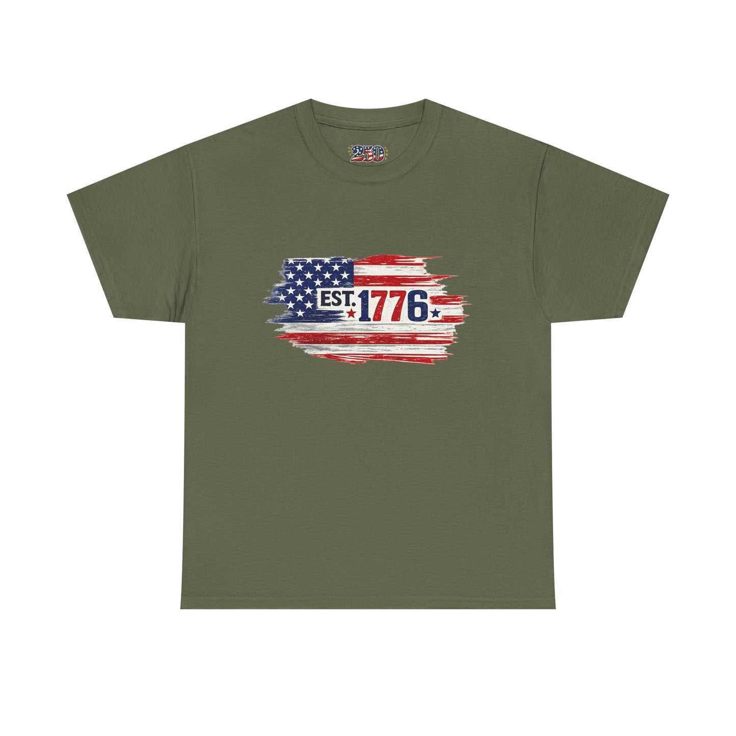 T-shirt - American Flag with 1776 Ripping Through - 250th Limited Series