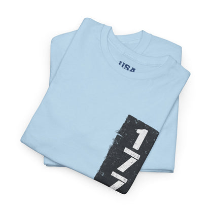 1776 Patriotic T-Shirt — Minimal USA Est. 1776 Freedom Tee
