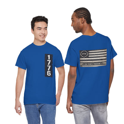 1776 Patriotic T-Shirt — Minimal USA Est. 1776 Freedom Tee