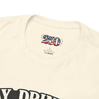 Day Drinking with Abe Lincoln Patriotic T-Shirt - 250th limited series