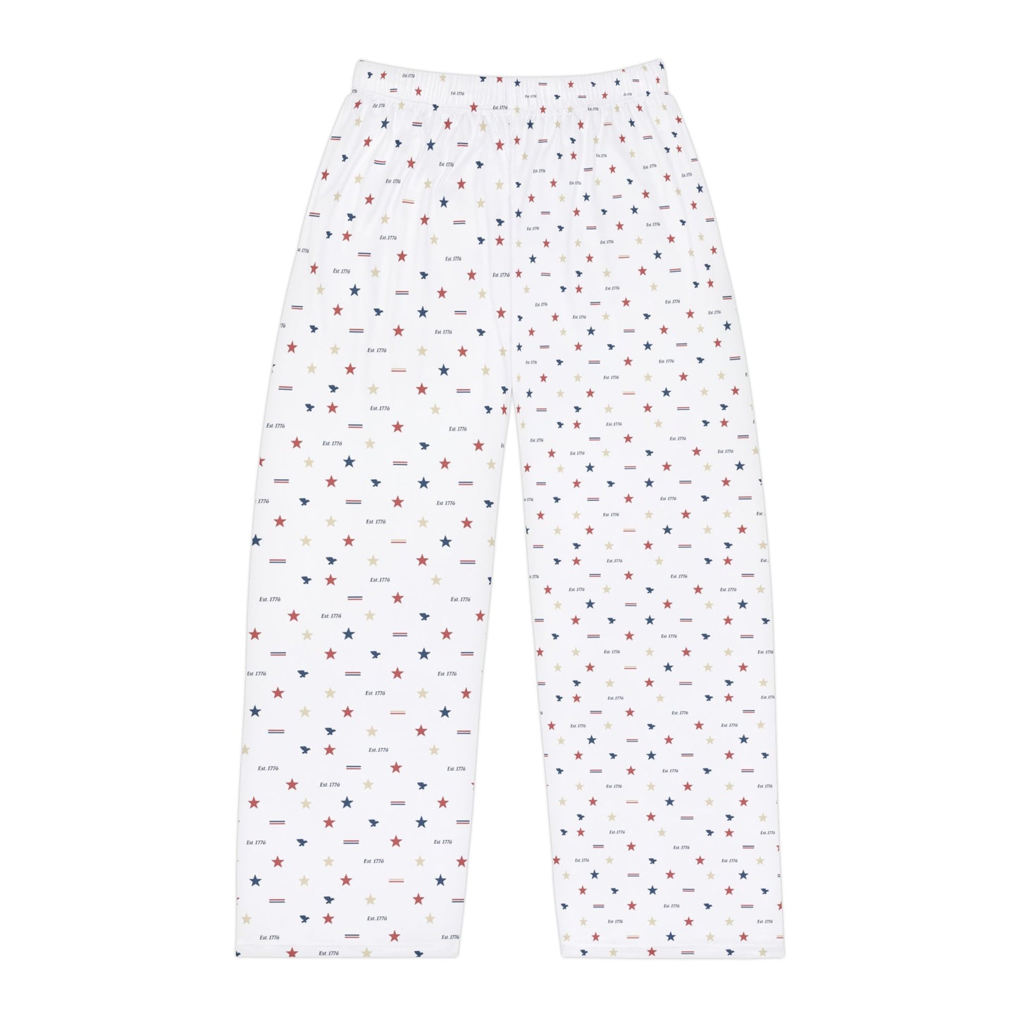 Men's Patriotic Est. 1776 Pajama Pants — Stars & Eagles Lounge Sleepwear