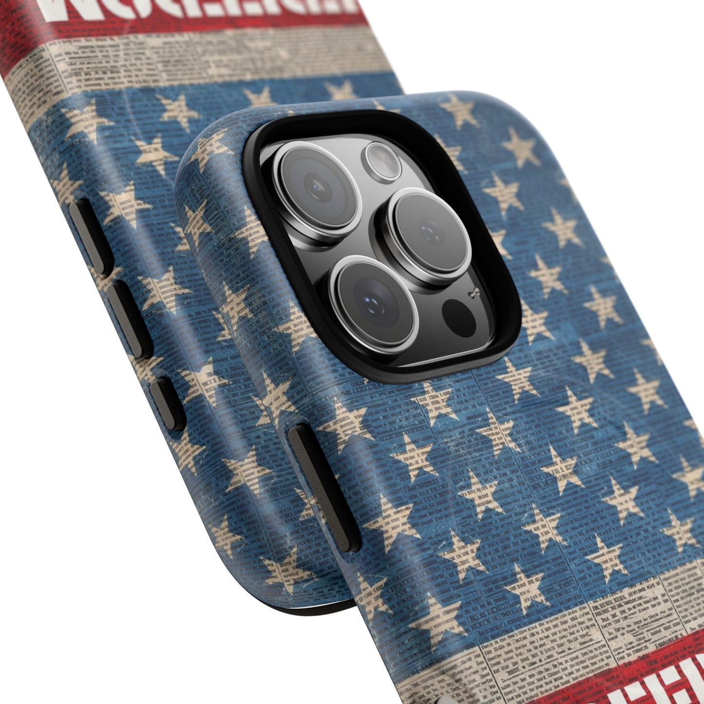 Freedom American Flag iPhone Case — Tough Magnetic Protective Case