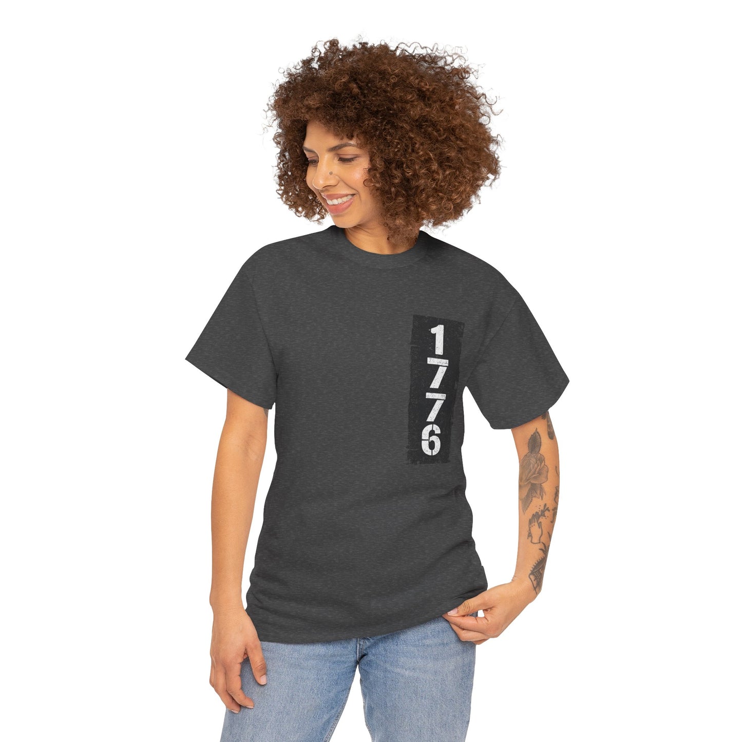 1776 Patriotic T-Shirt — Minimal USA Est. 1776 Freedom Tee