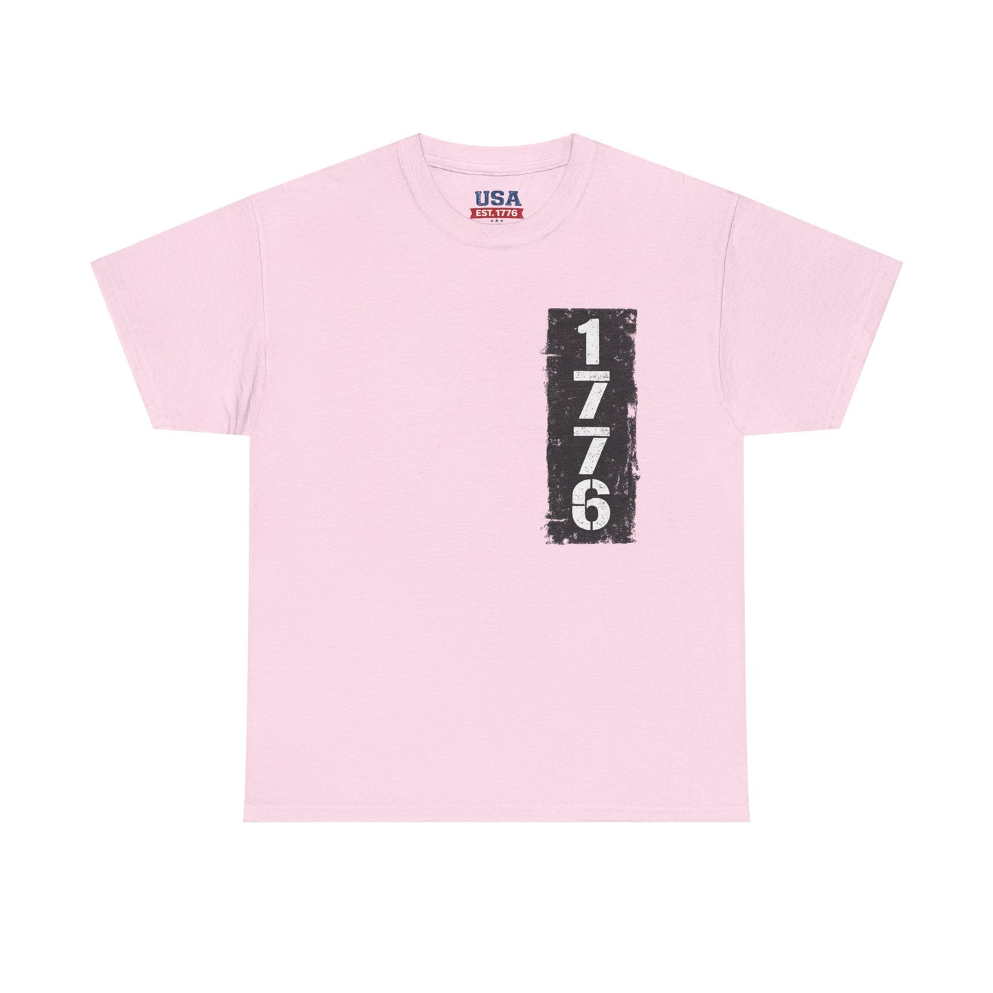 1776 Patriotic T-Shirt — Minimal USA Est. 1776 Freedom Tee