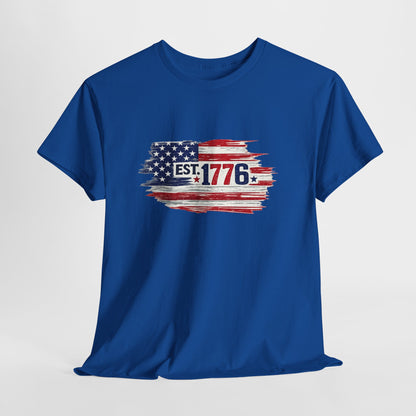 T-shirt - American Flag with 1776 Ripping Through - 250th Limited Series