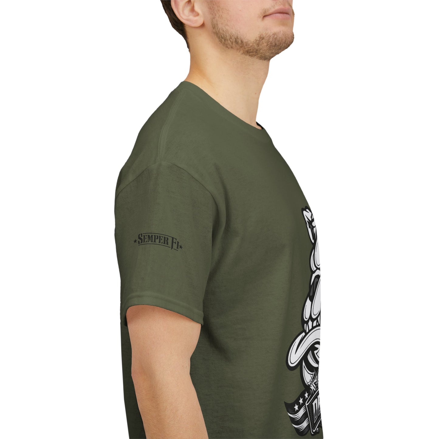 Devil Dog Bulldog Tee — 'Doesn’t Bark, It Bites' Heavyweight Cotton Shirt