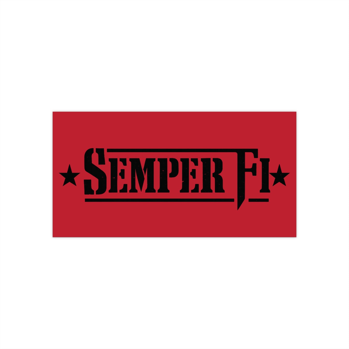 Semper Fi Bumper Sticker — Military Marine Corps Vinyl Decal