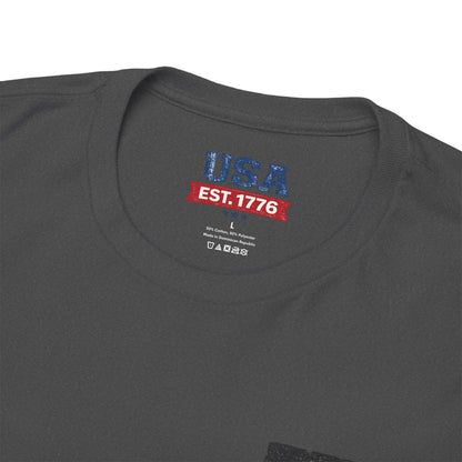 1776 Patriotic T-Shirt — Minimal USA Est. 1776 Freedom Tee