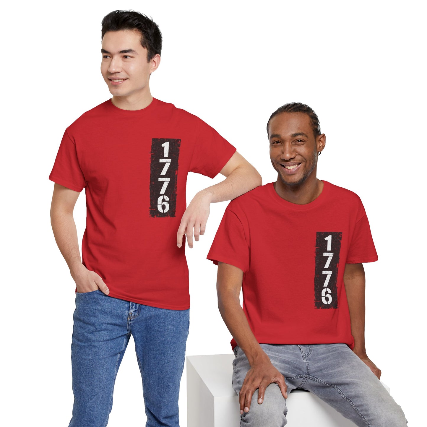 1776 Patriotic T-Shirt — Minimal USA Est. 1776 Freedom Tee