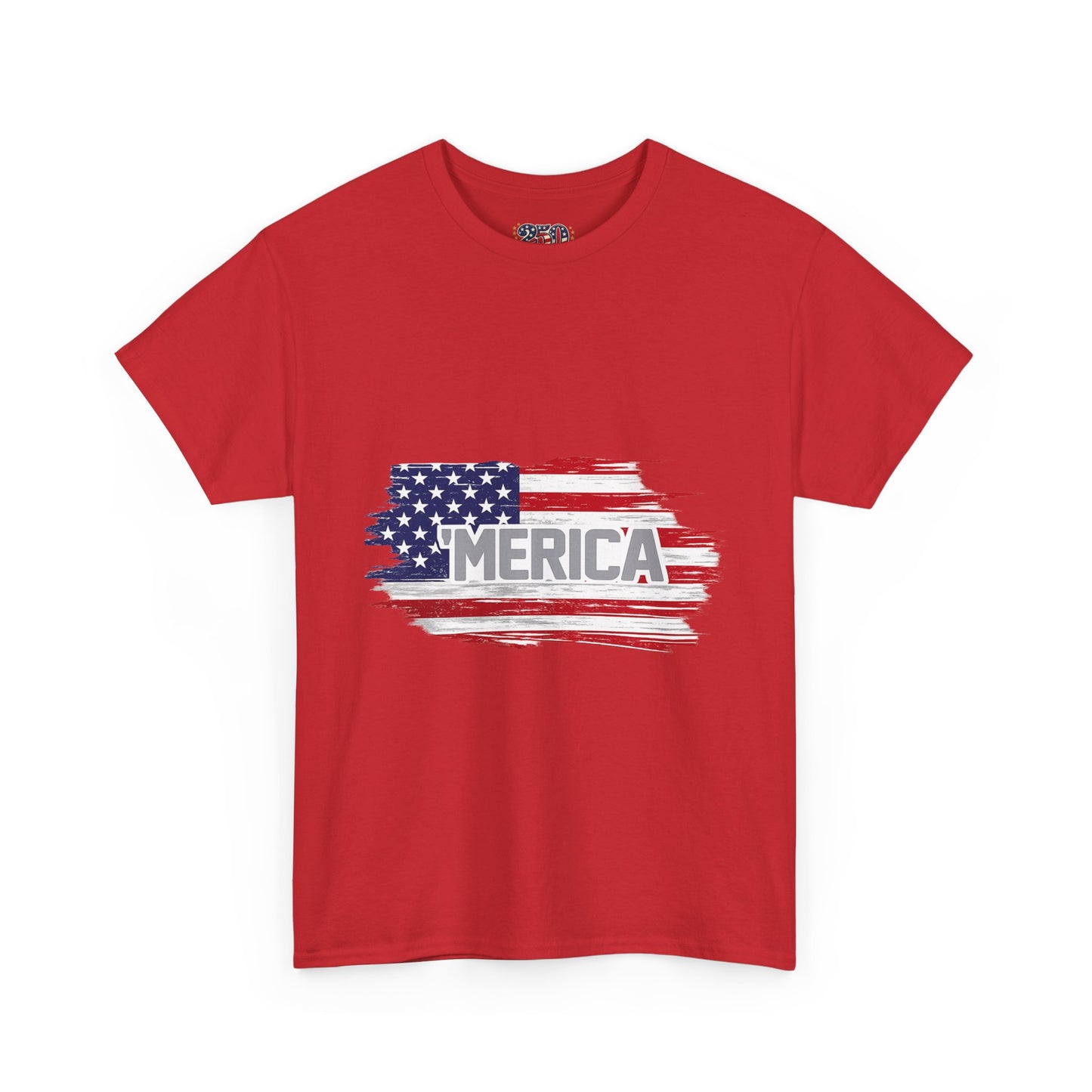 ‘Merica - Distressed America Flag T-Shirt — Vintage Patriotic USA Tee