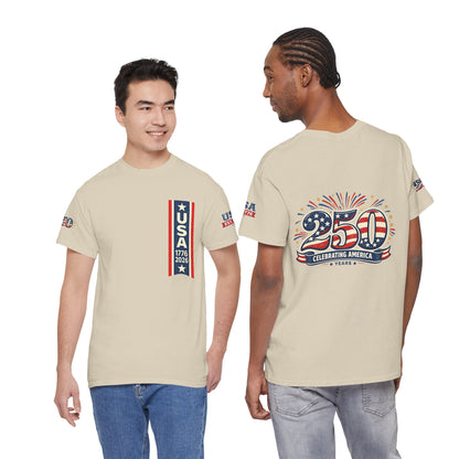 USA 250th Anniversary T-Shirt - Celebrating America 1776–2026 Patriotic Tee - 250th Limited Series