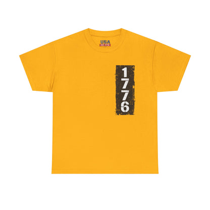 1776 Patriotic T-Shirt — Minimal USA Est. 1776 Freedom Tee