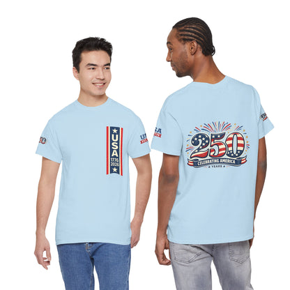 USA 250th Anniversary T-Shirt - Celebrating America 1776–2026 Patriotic Tee - 250th Limited Series