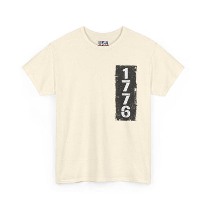 1776 Patriotic T-Shirt — Minimal USA Est. 1776 Freedom Tee