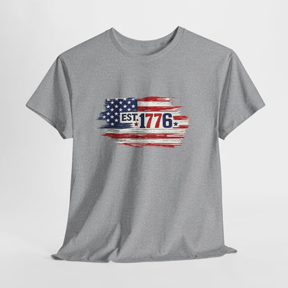 T-shirt - American Flag with 1776 Ripping Through - 250th Limited Series