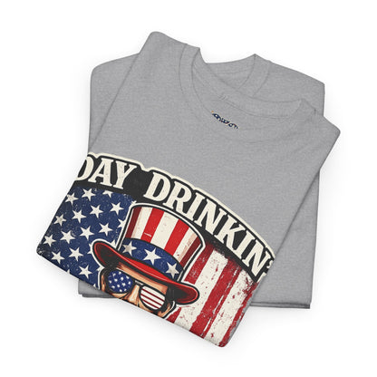 Day Drinking with Abe Lincoln Patriotic T-Shirt - 250th limited series
