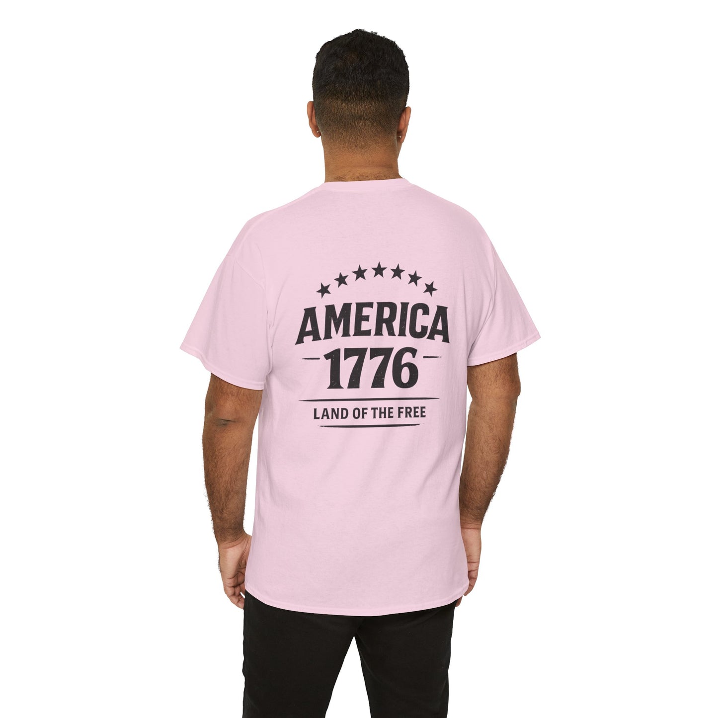 America 1776 T-Shirt — Land of the Free Patriotic Tee