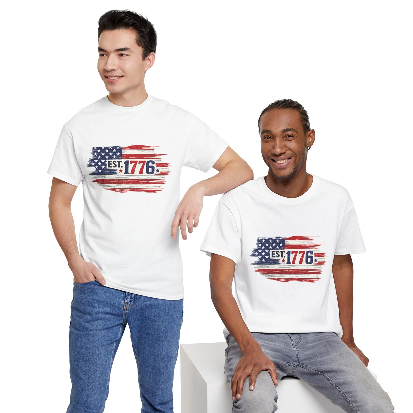 T-shirt - American Flag with 1776 Ripping Through - 250th Limited Series