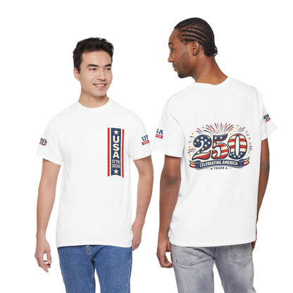 USA 250th Anniversary T-Shirt - Celebrating America 1776–2026 Patriotic Tee - 250th Limited Series