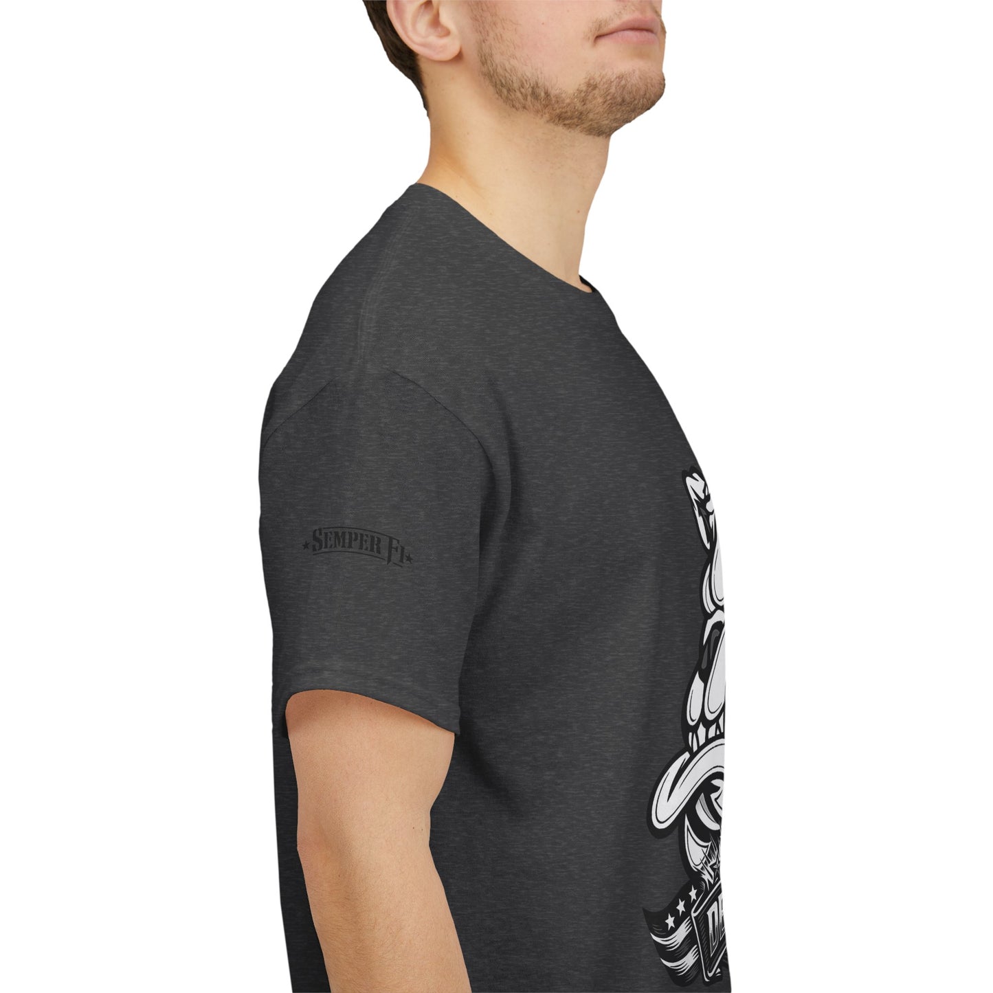 Devil Dog Bulldog Tee — 'Doesn’t Bark, It Bites' Heavyweight Cotton Shirt