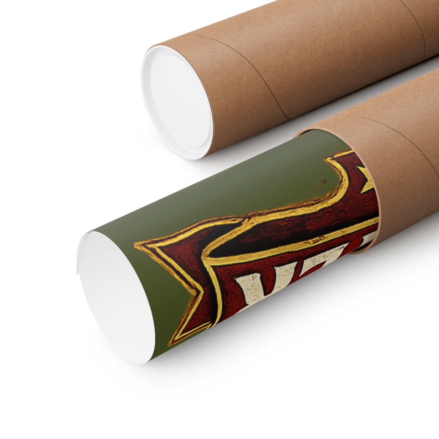 Devil Dog Matte Poster — "Crayon Eater For Life" Bulldog Art Print