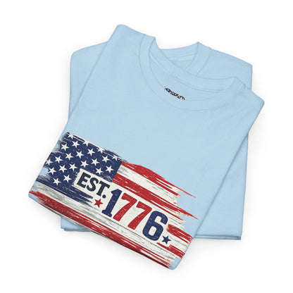 T-shirt - American Flag with 1776 Ripping Through - 250th Limited Series
