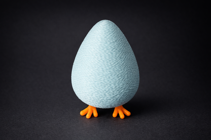 Fidget Egg 5 Pack Multicolor – Random Color Mix with Silk PLA Shiny Eggs, ADHD Focus Toy, Clicky Desk Fidget, 3D Printed Stress Relief Set