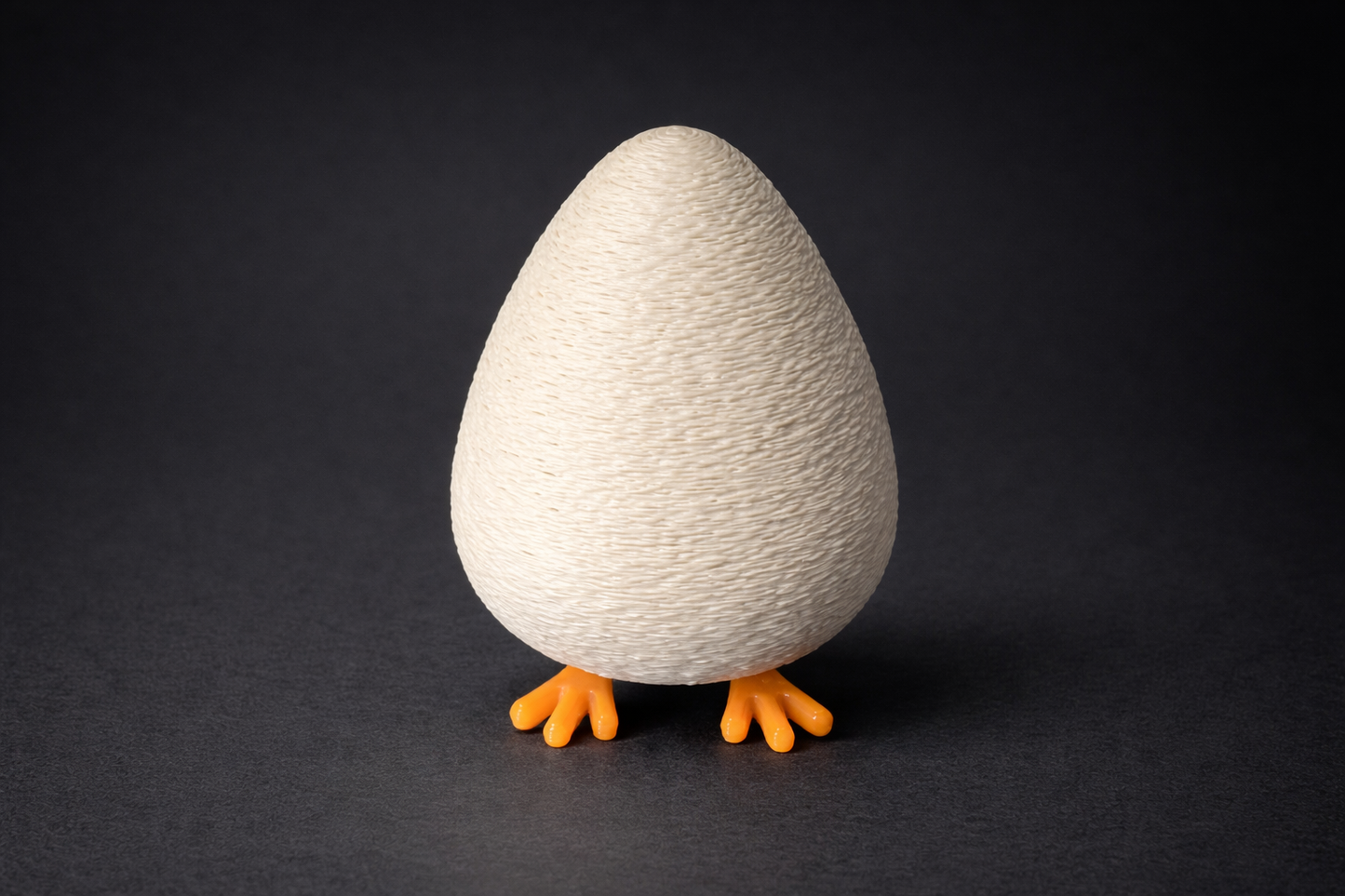 White Fidget Egg 3 Pack – Clicky Desk Toy for Adults, ADHD Focus Toy, Stress Relief Fidget, Minimal 3D Printed Sensory Gadget