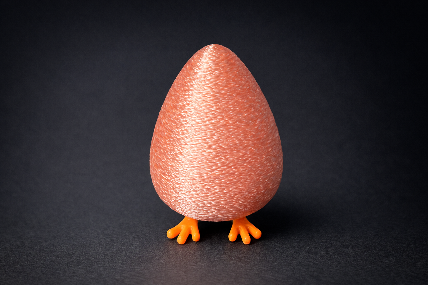 Fidget Egg 5 Pack Multicolor – Random Color Mix with Silk PLA Shiny Eggs, ADHD Focus Toy, Clicky Desk Fidget, 3D Printed Stress Relief Set