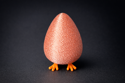 Fidget Egg 5 Pack Multicolor – Random Color Mix with Silk PLA Shiny Eggs, ADHD Focus Toy, Clicky Desk Fidget, 3D Printed Stress Relief Set