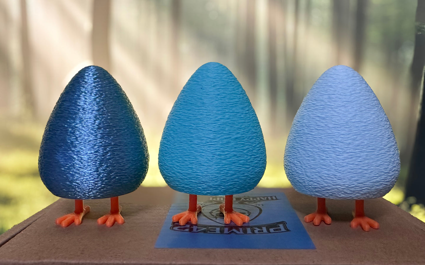 Fidget Egg 5 Pack Multicolor – Random Color Mix with Silk PLA Shiny Eggs, ADHD Focus Toy, Clicky Desk Fidget, 3D Printed Stress Relief Set