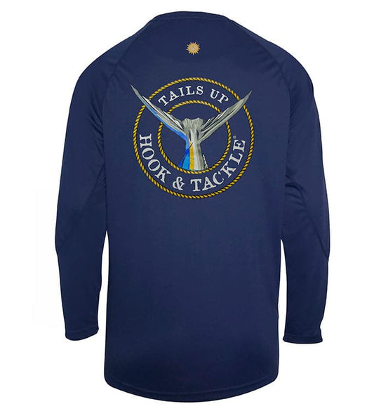 Men's Tails Up L/S UV Fishing Shirt