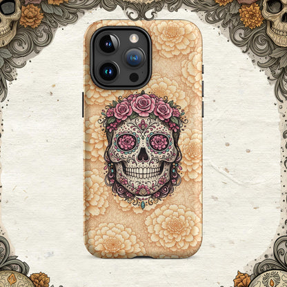 MagSafe® tough case for iPhone® - Sugar Skull Calavera Floral Edition