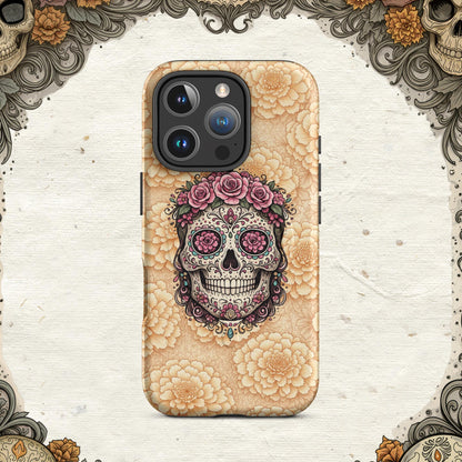 MagSafe® tough case for iPhone® - Sugar Skull Calavera Floral Edition