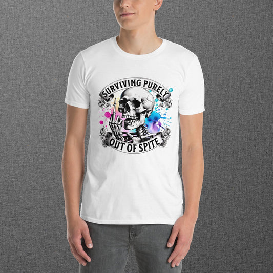 Surviving Purely Out of Spite Skull T-Shirt