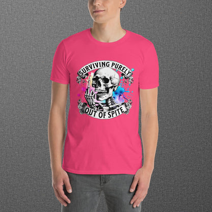 Surviving Purely Out of Spite Skull T-Shirt